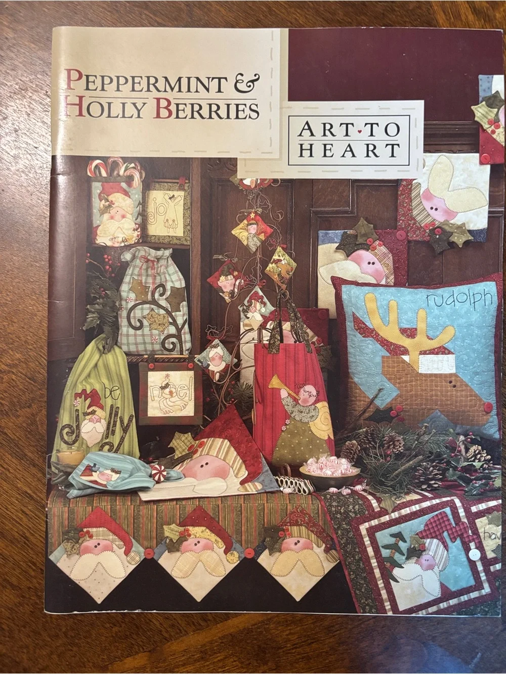 Peppermint & Holly Berries Holiday Decor Pattern Book